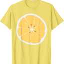 Lemon Funny Citrus Fruit Lazy DIY Easy Halloween Costume T-Shirt, Size M