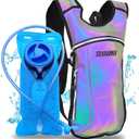 Sojourner Rave Hydration Pack - Hydration Backpack - Hydropack with 2L Bladder - Water Backpack for Festivals, Hiking, Running, Biking and More (One Size, Glow Green)