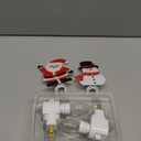 2 Pack Christmas Night Light Plug into Wall Snowman and Santa Lamp Decor Gifts Soft LED Illumination Xmas Room Decor for Home Hallway Stairway Kitchen Corridor Christmas Decoration