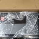 Rubbermaid Elite Stainless Steel Slim Sensor Trash Can 12-Gallon Batteries Included Charcoal Wastebasket for Home/Kitchen/Hotel/Lobby/Office 11.8G