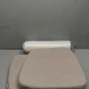 AAAAAcessories D-Shaped Chair Cushions, 2" Thick Dining Chair Pads with Ties and Removable, Machine-Washable Cover, 17" x 16", Set of 4, Oatmeal Beige