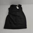 GRACE KARIN Women Wear to Work Sleeveless V-Neck Ruched Bodycon Wrap Office Party Cocktail Pencil Dresses Black - L