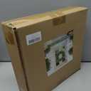 Spring Summer Boxwoods Green Wreath for Front Door Decor, 18-20Inch Greenery Artificial All Seasons Wreaths for Wall Window Porch Home Farmhouse Outdoor Outside Indoor Hanging Decorations