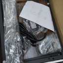 PC Stand with Charging Station, Height Adjustable Computer Tower Stand, 19.7"-31.5" H, Computer Cart with Wheels and Hooks, CPU Holder for Floor, Carpet and Under Desk, Rustic Brown