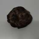 FESHFEN Messy Bun Hair Piece - Wavy Synthetic Chignon Scrunchies for Instant Volume, Elastic Bun Ponytail Hair Extensions Thick Hairpieces for Women, Dark Brown & Light Auburn Mixed 1.50 oz (Medium)