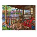 Roseart - Bigelow Illustrations - Porch Life- 500 Piece Jigsaw Puzzle for Adults