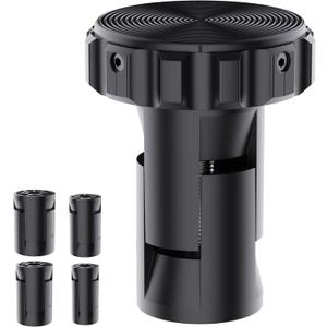 AirTag Bike Mount Hidden in Fork - Waterproof Anti-Theft Airtag Holder for Bicycle Frame Tubes (Fits 22-38mm/0.87-1.5in) w/Tools, Durable ABS & Steel, for Apple Tracker Mount, Stealth &Ultra-Secure