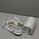 STERREN LED Grow Light, White Plug in Hanging Lights for Indoor Plants, Full Spectrum Grow Lights with On/Off Switch, Decorative Pendant Lights with 21 Ft Height Adjustable Power Cord