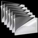 Roowest 6 Pcs 24 x 48 Inch, 1/8 Inch Thick Clear Acrylic Sheets Plastic Transparent Panels Sheets Cut to Size Cast Acrylic Board Panel with Protective Film for Craft DIY Project Sign Frame