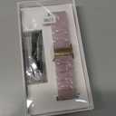 Resin Band Bracelet for Apple Watch Series 7/6/SE/5/4/3/2/1 (Purple, 42mm/44mm)