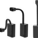 2K Mini Goose-Neck Security Camera Wireless with Magnetic Mount, Built-in Hotspot & Battery, Color Night Vision, Motion Detection, Phone & PC Monitoring for Home Security (W-G2)