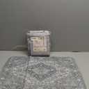 nunubaby 4PACK Washable Pee Pads for Dogs, Stylish, Non-Slip and Leak-Proof Pee Pads. Reusable Potty Pads for Dogs for Crates and Floors.(Gray/Geo, 18" x24")