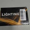 // Bulb 6500K Cool White 60000LM 900% Brighter, 1:1 Beam Plug and Play IP68 Waterproof Off-Road Lights, Pack of 2
