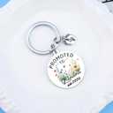 New Grandma Gifts First Time Grandmother Gifts Promoted To Grandma Keychain Mothers Day Gift 2026 Pregnancy Announcement for Grandparents Key Chain Birthday Christmas Gift