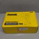 Electric Cordless Leaf Blower Dust Blower for DEWALT 20V Battery, High-Speed Motor Handheld Jet Fan Air Blower for Patio Cleaning, Lawn Care, Blowing Leaves and Dust (No Battery/Charger)