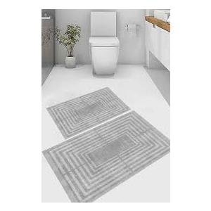Restroom Mat Set Grey