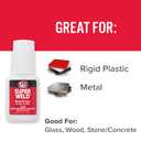 J-B Weld 33106 SuperWeld Glue - Clear Super Glue - 0.2 oz. (Packaging may vary)
