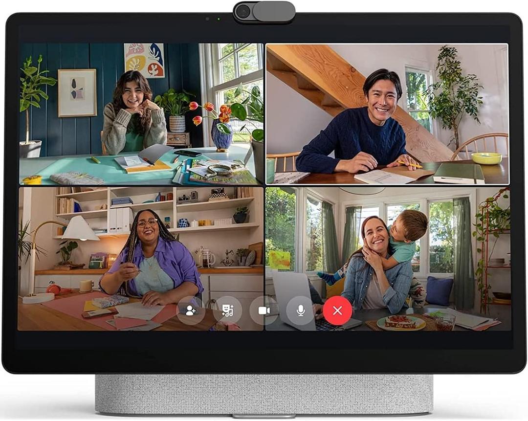 Meta Portal Plus - Smart Video Calling 14 Touch Screen with Stereo Speakers  Grey