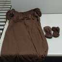 DIVA EN CAMINO DEC Office Chair Cover with Durable Zipper, Soft Stretch Slipcover for Desk, Boss, or High Back Chair (Brown)