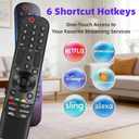 Replacement for LG Smart TV Remote(MR24GA,MR23GA,MR22GA,MR21GA,MR20GA)-Magic Control with Voice & Pointer Click-Compatible with LG OLED,QNED,NanoCell,UHD 4K/8K Smart TVs (2019-2024)