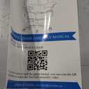 EXCEBET Big and Tall Executive Office Chair with Footrest, 400LBS Capacity Ergonomic High-Back Desk Office Chair with Lumbar Support, Padded Armrests & Thick Cushion, Black PU Leather Chairs