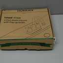 Bathroom Faucets for Sink 3 Hole, Hurran 4 inch Matte Black with Pop-up Drain and 2 Supply Hoses, Stainless Steel Lead-Free 2-Handle Centerset Faucet for Sink Vanity