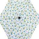 MASTERCANOPY Patio Umbrella 7.5 ft Replacement Canopy for 6 Ribs-Yellow Lemon Canopy Only