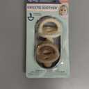 Itzy Ritzy Silicone Orthodontic Pacifiers - Itzy Soother Pacifiers with Collapsible Handle & Two Air Holes for Added Safety, Baby Pacifier For Ages 6 -18 Months (Buttercream & Toast) (2 Count (Pack of 1))