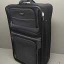 Travel Select Amsterdam Softside Expandable Luggage with Rolling Wheels, Gray, 29-Inch Large