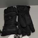 Heated Gloves 8H Working Hours Rechargeable Lithium Battery 3 Temperature Settings Electric Heat Resistant Gloves for Men Women for Sports Outdoor Climbing Hiking Skiing Winter Handwarmer (Large)