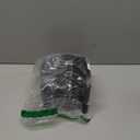 Raised Ceramic Dog Bowl - Elevated Food Water Dish with Stainless Steel Stand - for Small to Medium Dogs - 6 Inch - 2 Cups (28.75 fl oz) - Black, Medum 