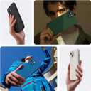 HATOSHI 3 in 1 for iPhone 13 Case, with 2 Pack HD Screen Protector, [Upgraded Full Camera Protection] Liquid Silicone Silky-Soft Touch Slim Shockproof [Anti-Scratch] [Multi-Color] 6.1", Midnight Blue