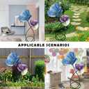 Blue Purple Yellow Flowers Decoration for Party
