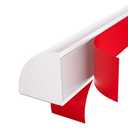 Risunpet Flexible Quarter Round Molding, Mini Peel and Stick Rubber Trim Molding(59Inch)