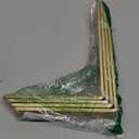 Gold Heavy Duty Shelf Brackets 8 Inch, Extra Thick L Shelving Brackets, Rustic Gold Iron Floating Shelves Wall Mounted with Hardware for DIY Open Shelving, 4 Pack