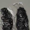 Natural Black Deep Water Wave Bulk Human Braiding Hair 100g 2 Bundles Per 50g 24 Inch Braiding Hair No Weft Brazilian Virgin Deep Curly Human Hair Extensions for Boho Braids