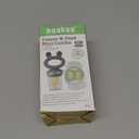 Haakaa Baby Fruit Food Feeder & Mini Freezer Nibble Tray Combo, Breastmilk Popsicle Molds for Baby Cooling Relief, BPA Free Silicone Feeder for Safe Infant Self Feeding, 4 Month+ (Steel Blue)