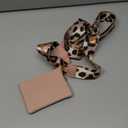 Nipichsha Crossbody Phone Strap with Wallet, Clip and Go Strap for Phone with Wallet, Adjustable Crossbody Cell Belt with Zippered Pouch, Neck Shoulder Cell Lanyard for Women, Pink Leopard