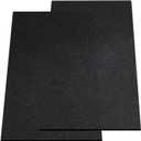 2 Pack Garage Floor Mat, 60 x 36 Inch Oil Spill Mat for Under Car Driveway Mats with Waterproof Backing, Black Reusable Rubber Mat Garage Mat for Protecting Surfaces