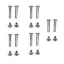 Zoofen 10 pcs Inline Skate Replacement Bearings Skating Screws OD 6mm Roller Blades Replacement Skate Wheel Axles|35mm