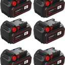 6-Pack 18V 6.0Ah Battery Replacement for Milwaukee m18 Battery, Compatible with m18 Milwaukee Battery Chargers and More Cordless Power Tools