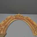 Upgraded 32 x 24 Inch Large Photo Booth Props Picture Frame Vintage Photo Frame Friends Selfie Props for Wedding Mexico Birthday Bachelorette Party Supplies (Round Style)