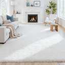 6x9 Area Rugs for Living Room Rug: Soft Fluffy Shag Beige Rugs for Bedroom, Non-Slip Large Fuzzy Plush Rug Indoor Floor Carpet for Nursery Kids Boys Girls Room, Dorms, Playroom, Modern Home Decor