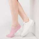 No Show Socks Womens Low Cut Non Slip Athletic Cotton Invisible Women Sock 5 Pairs (9-11)