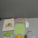 Suhctuptx Toddler Knife Set, Kids Knife Set for Real Cooking, Kid Safe Knives with Cutting Board Crinkle Cutters Montessori Kitchen Toys, Toddler Girl Gifts Age 3 4 5 6 7 8 Year Old