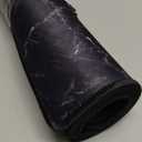 Auhoahsil Large Mouse Pad, Full Desk XXL Extended Gaming Mouse Pad 35" X 15", Waterproof Desk Mat with Stitched Edges, Non-Slip Laptop Computer Keyboard Mousepad for Office and Home, Marble Design (43 Calm Black Marble)