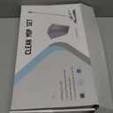 Professional Microfiber Hardwood Floor Mop, Flat Mops with 5 Pieces Reusable Washable Pads for Home and Office Wet or Dry Floor Cleaning (Sky Blue)