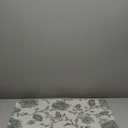 DriftAway Freda Jacobean Floral Linen Blend Blackout Thermal Insulated Energy Saving Privacy Window Linen Curtain Valance Rod Pocket 2 Layers Single 52 Inch by 14 Inch Plus 1.75 Header Loden Green