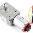DC 12V high Turbine Gear Motor, with Encoder Strong self-Locking 10/20/30/40 /100 RPM(30RPM)