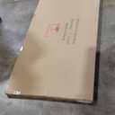 AMEI Art, 30X60Inch 3D Putty Gray Textured Abstract Canvas Wall Art Hand Painted Floral Aesthetic Oil Paintings Wood Inside Framed Hanging Wall Decoration (60L" x 30W", Silver-brown)